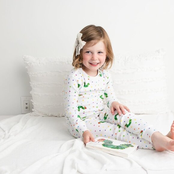 L'ovedbaby Limited Edition Caterpillar - Kids' Unisex Organic PJ Set, 3T - Picture 4 of 6